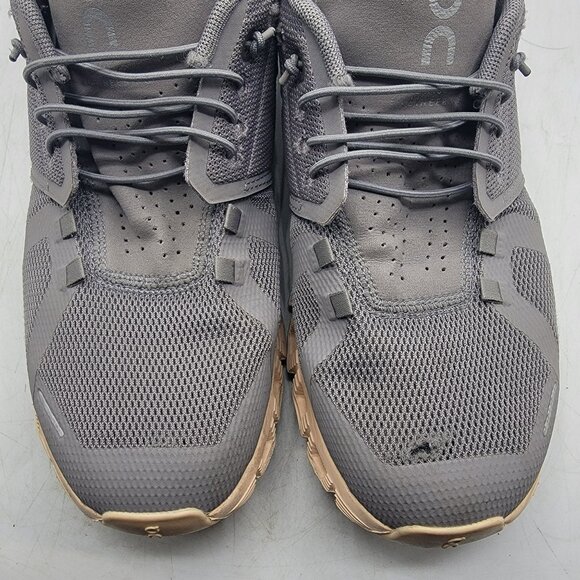 ON Cloud 5 Zinc Shell Womens 10.5 Gray Athletic Shoes Lightweight Breathable - Picture 10 of 12